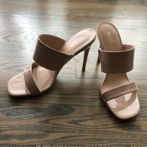Blush Patent Aldo Heels